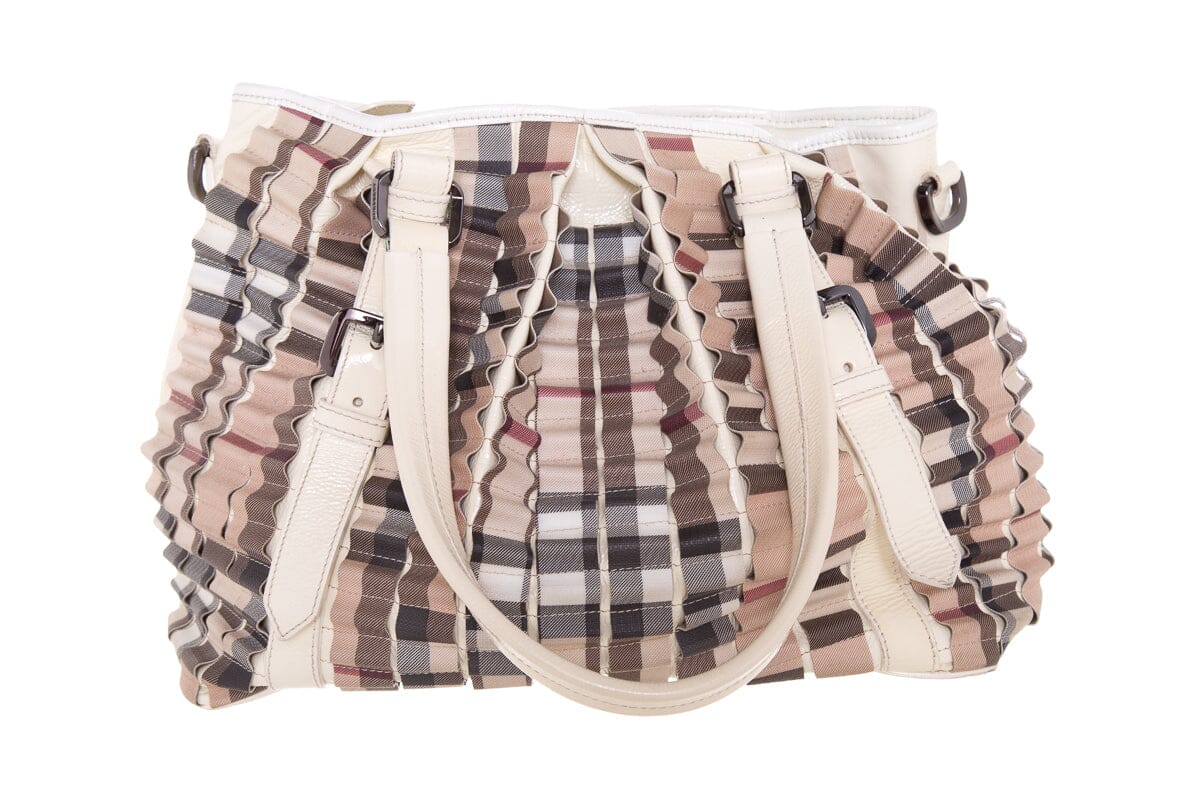Burberry Cartridge Novacheck Satchel Bag - Rovelle Bags