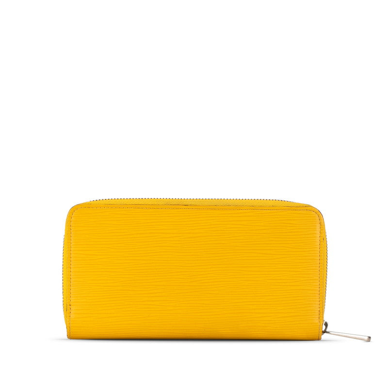 Louis Vuitton Epi Zippie Wallet Round Fashner Long Wallet M81229 Sunflower Yellow Leather Louis Vuitton Wallet
