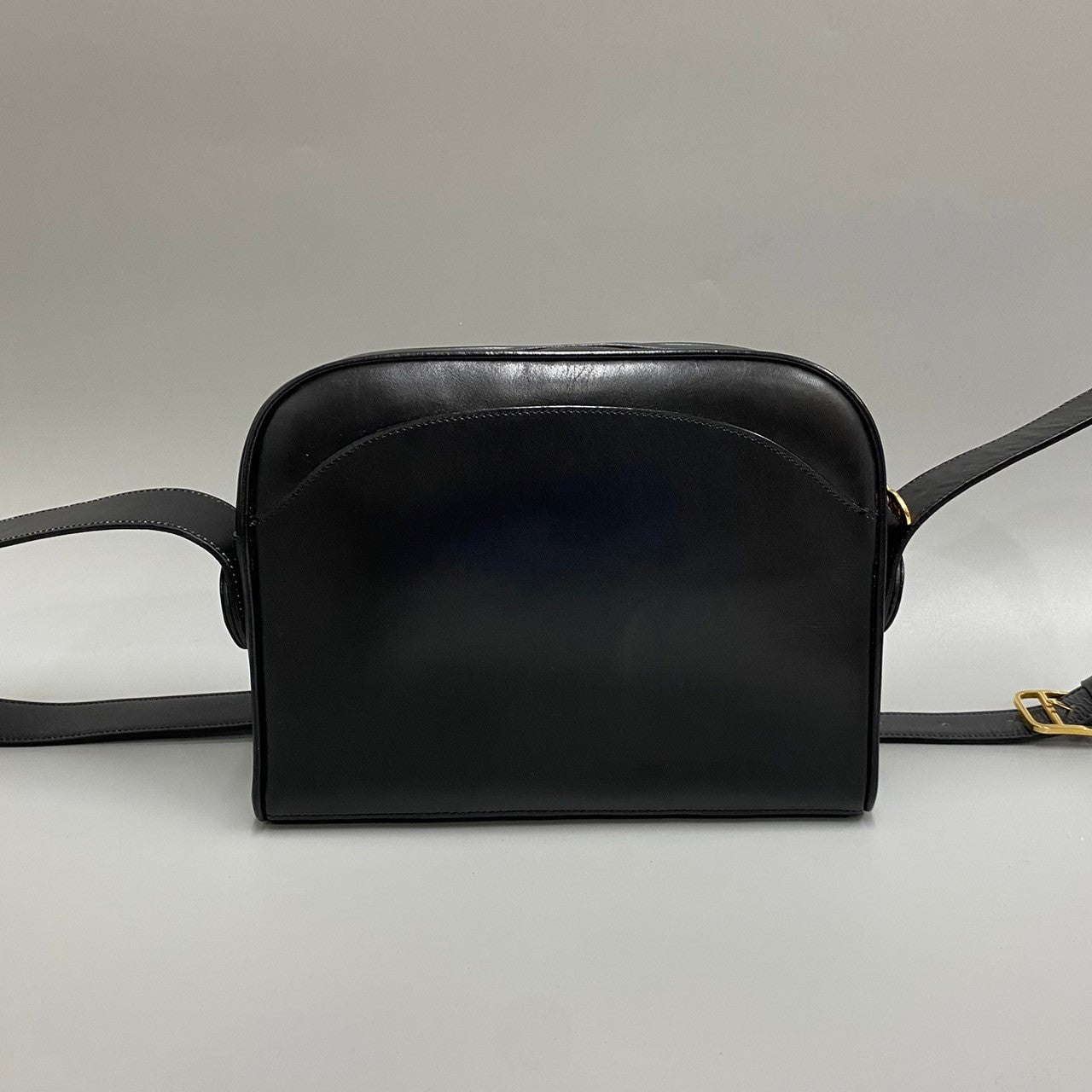 CELINE Shoulder Bag Calfskin, Leather black Star Ball logo Metal Women