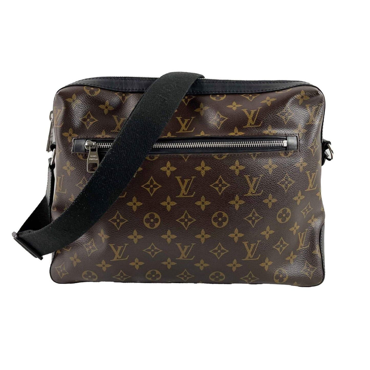 LOUIS VUITTON Monogram Macassar Torres Messenger Brown Handbag