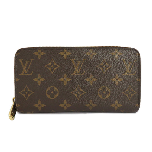 Louis Vuitton M41895 Monogram Fuschia Pink Round Wallet Monogram Canvas Leather