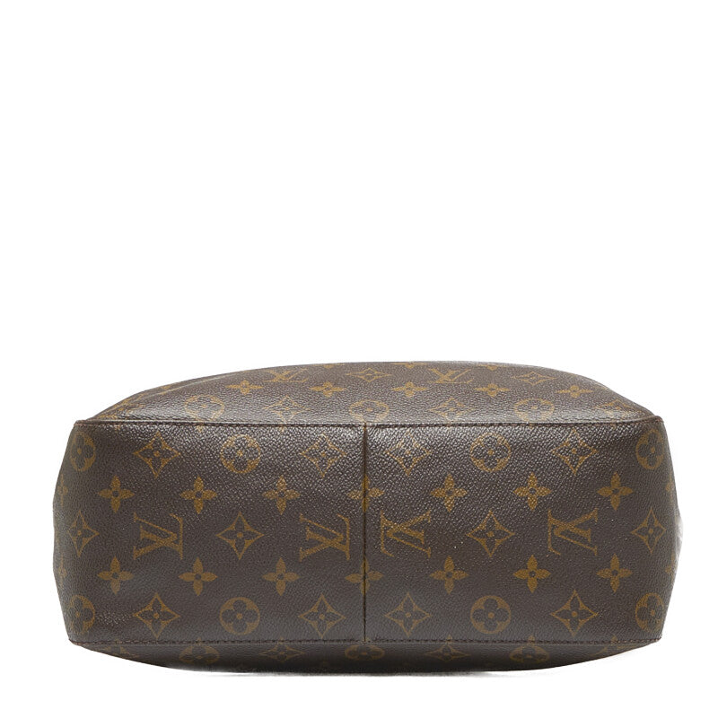 Louis Vuitton Monogram Lo-Ping GM Shoulder Bag M51145 Brown PVC Leather Louis Vuitton