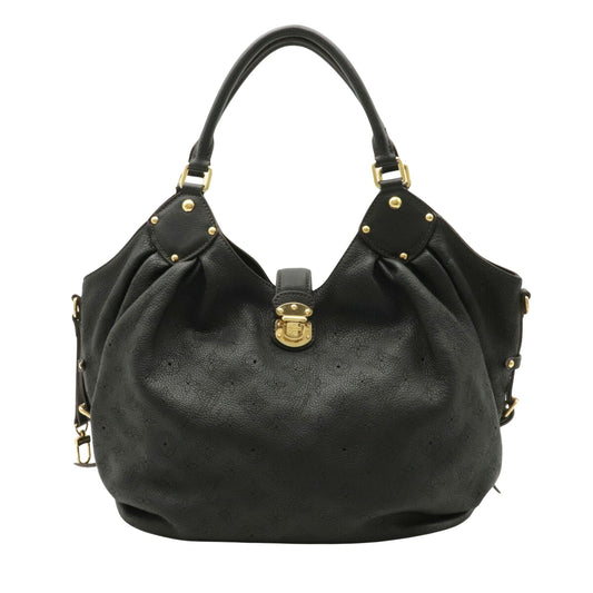 Louis Vuitton Black Leather Mahina shoulder bag