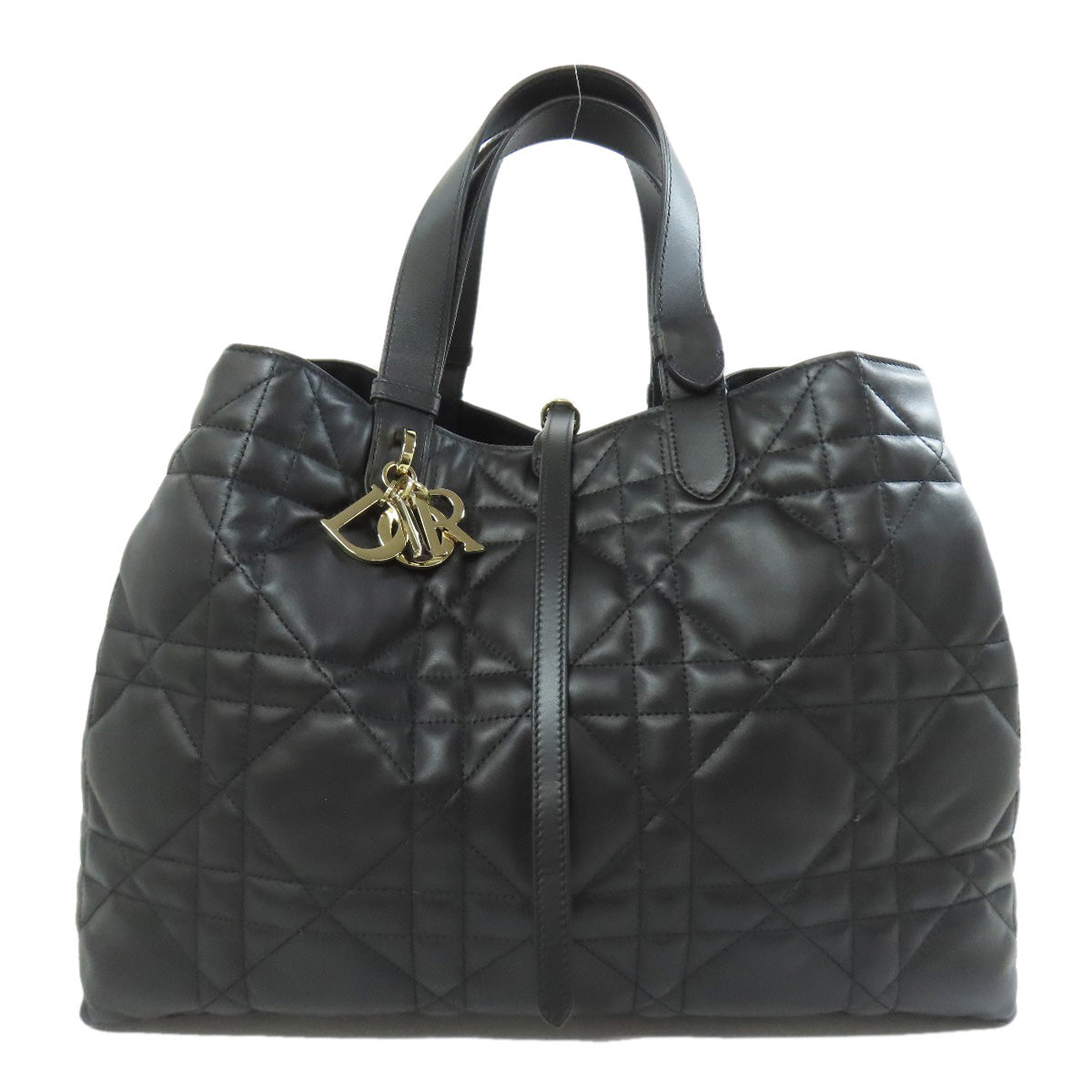 Christian Dior Tote Bag Calfskin black Lady Dior Women