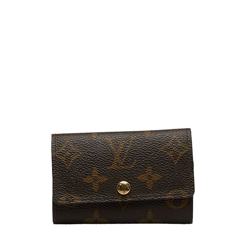 Louis Vuitton Monogram Multicle 6 Keycase M62630 Brown PVC Leather Louis Vuitton