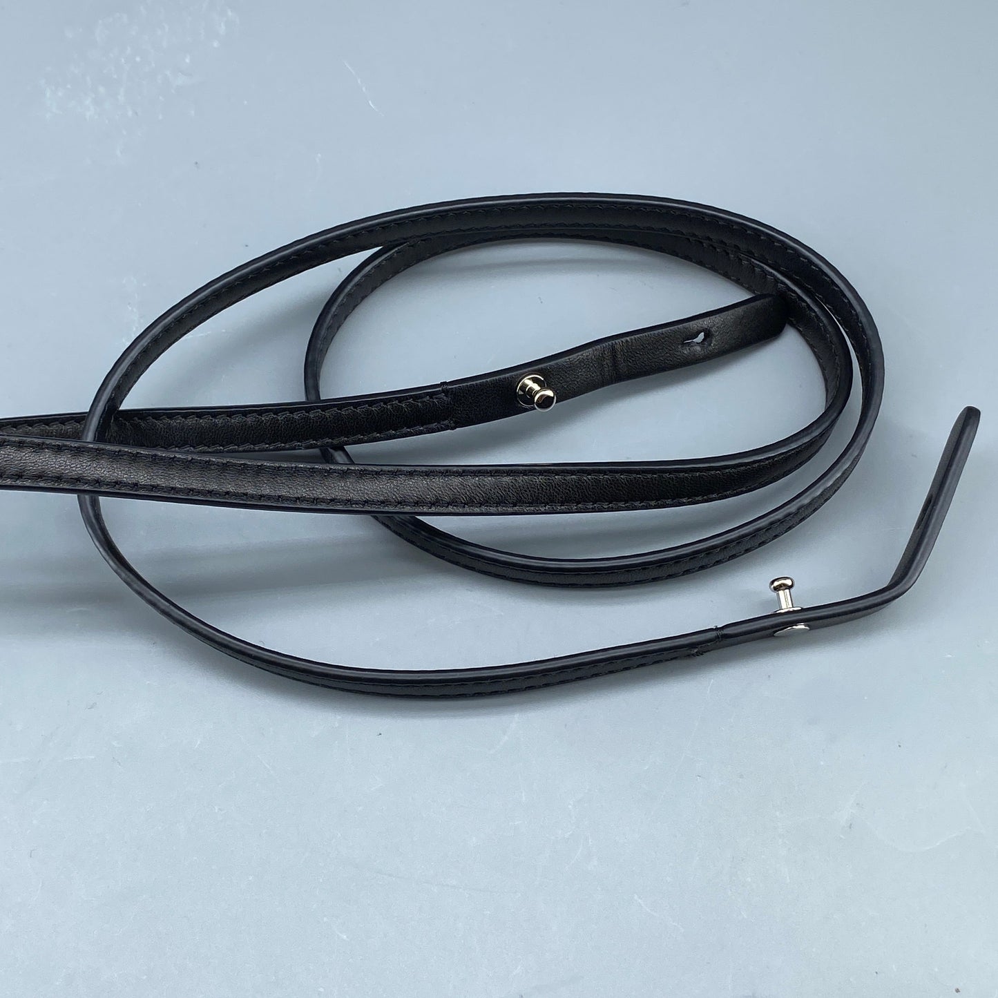 The Row Double Circle Bag Soft Black Leather Shoulder Bag