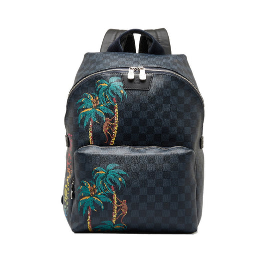 Louis Vuitton Cobalt Apollo Backpack N50003 Blue Multicolor PVC Leather Men LOUIS VUITTON