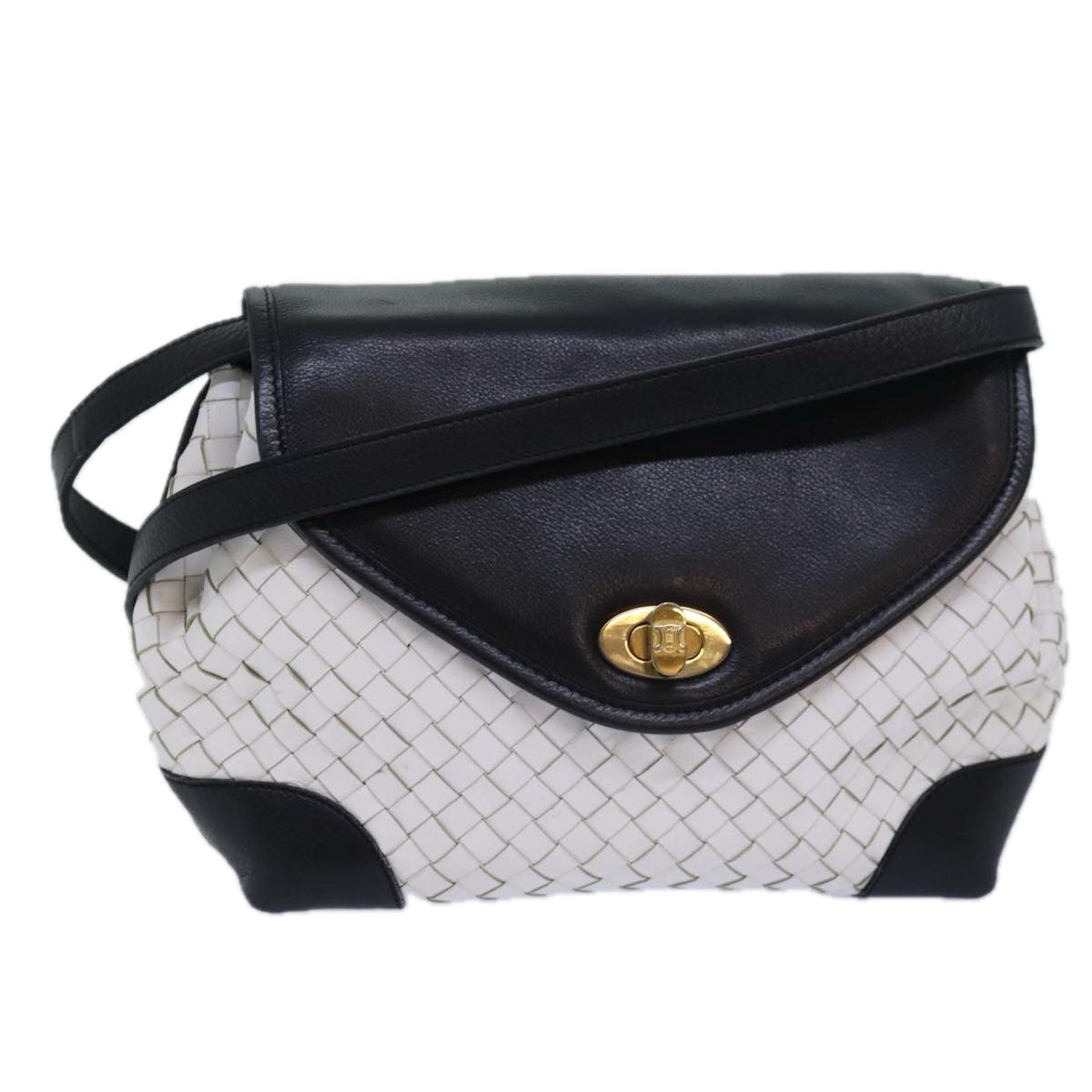 Luxury CELINE Shoulder Bag Leather Whe 77807