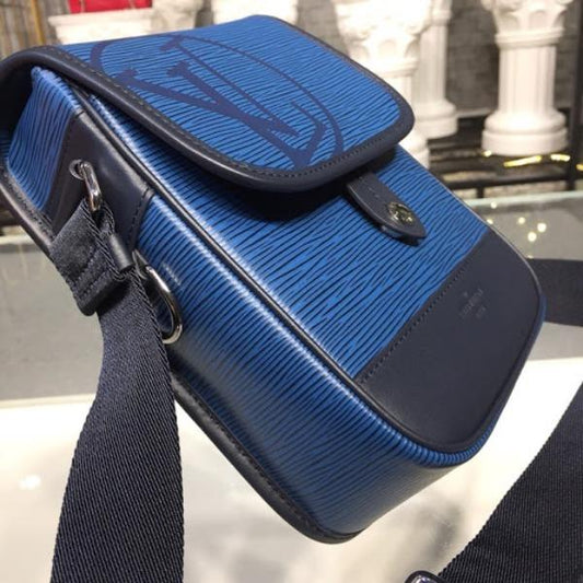 Louis Vuitton Messenger Bag Epi Leather Blue