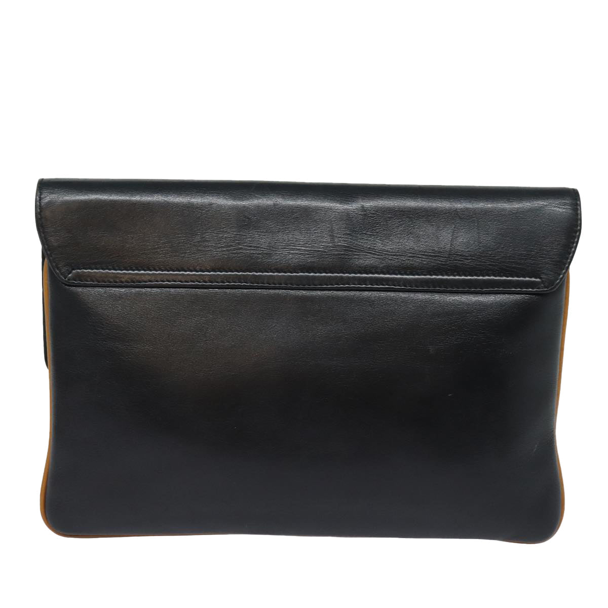 Luxury CELINE Clutch Bag Leather Black 79629