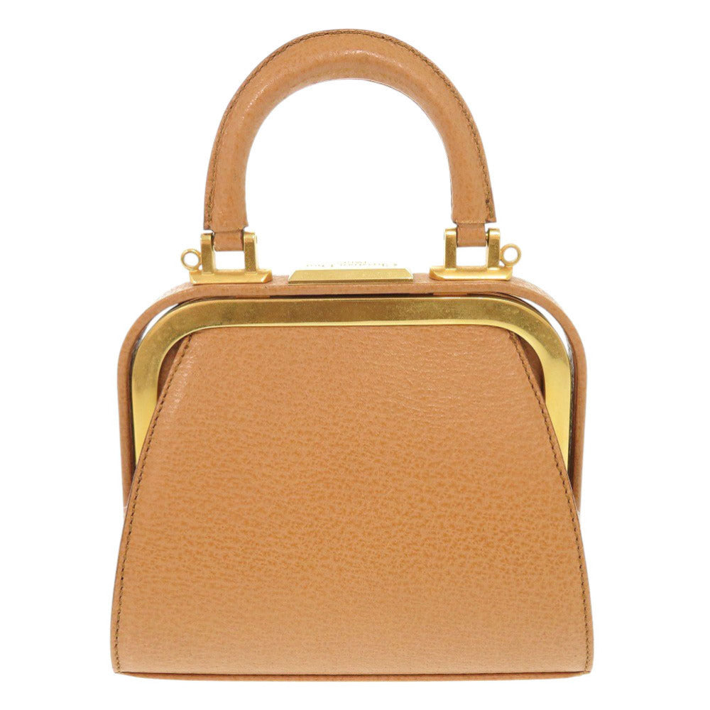 Christian Dior Handbag leather Brown With logo Women