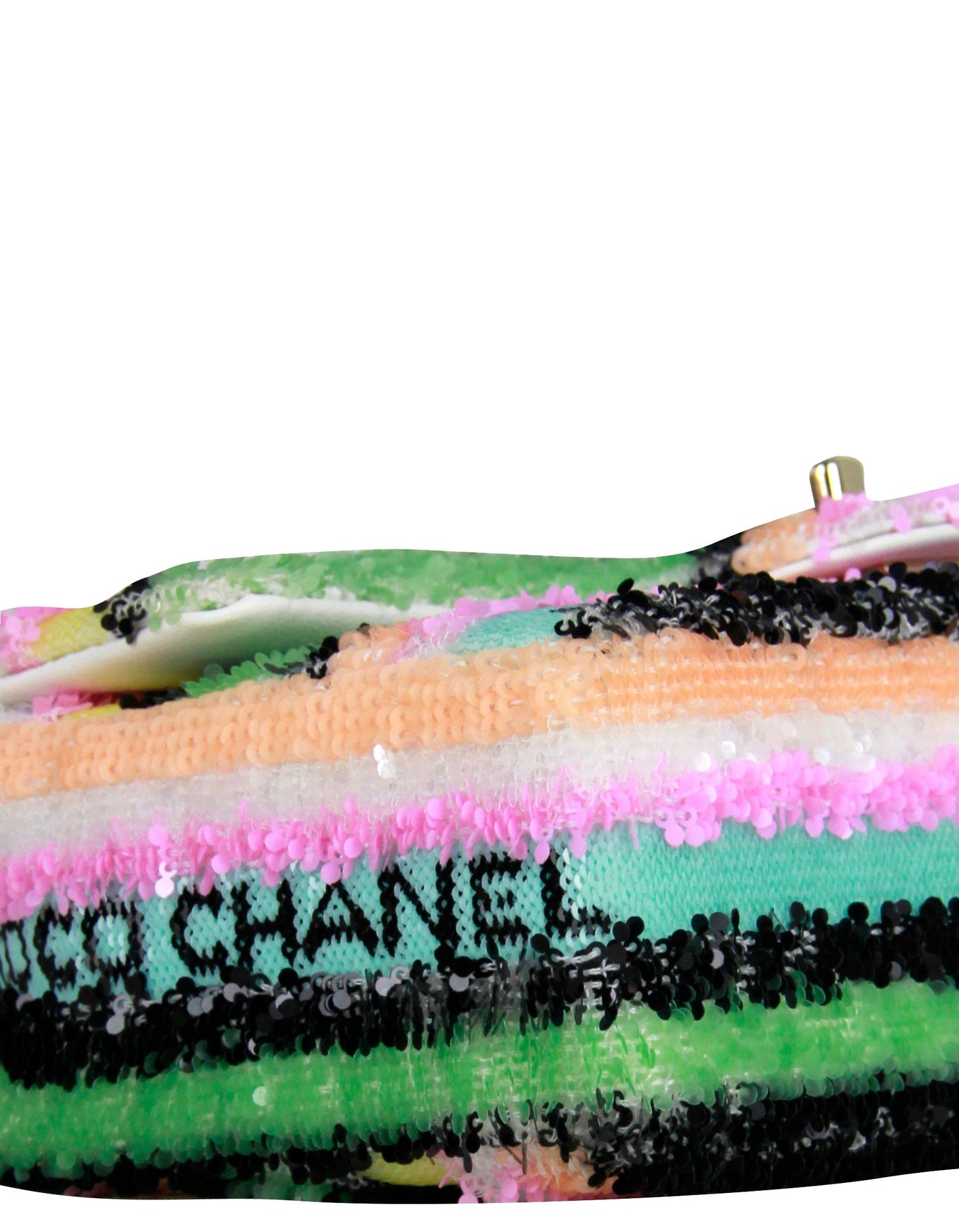Chanel 2022 Multicolor Pastel Sequin COCO Flap Bag - Rovelle Bags