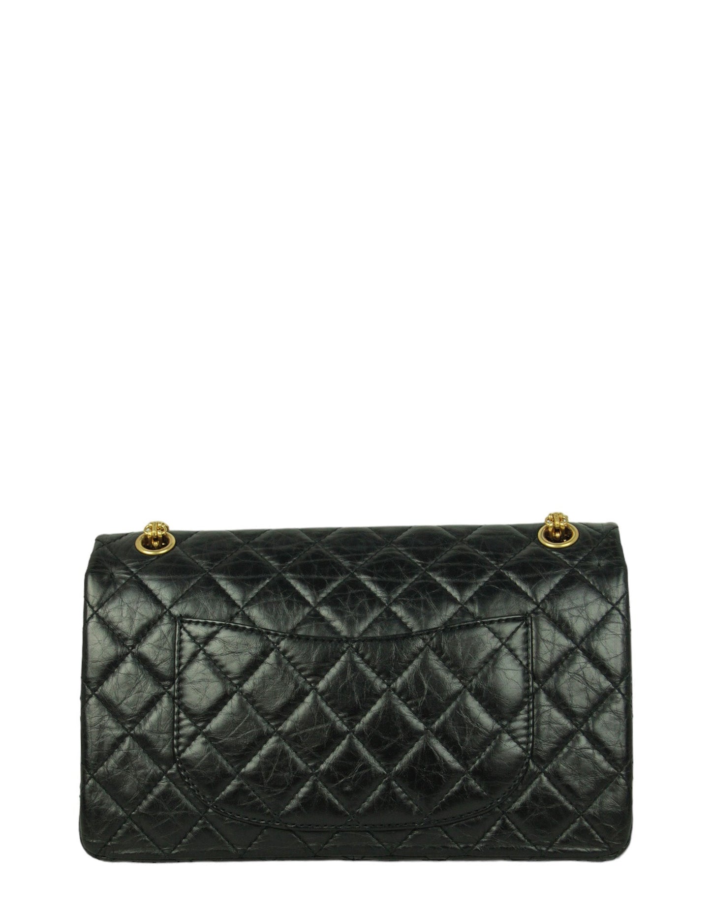 Chanel Black Calfskin Quilted 2.55 Reissue Flap Bag - Rovelle Bags