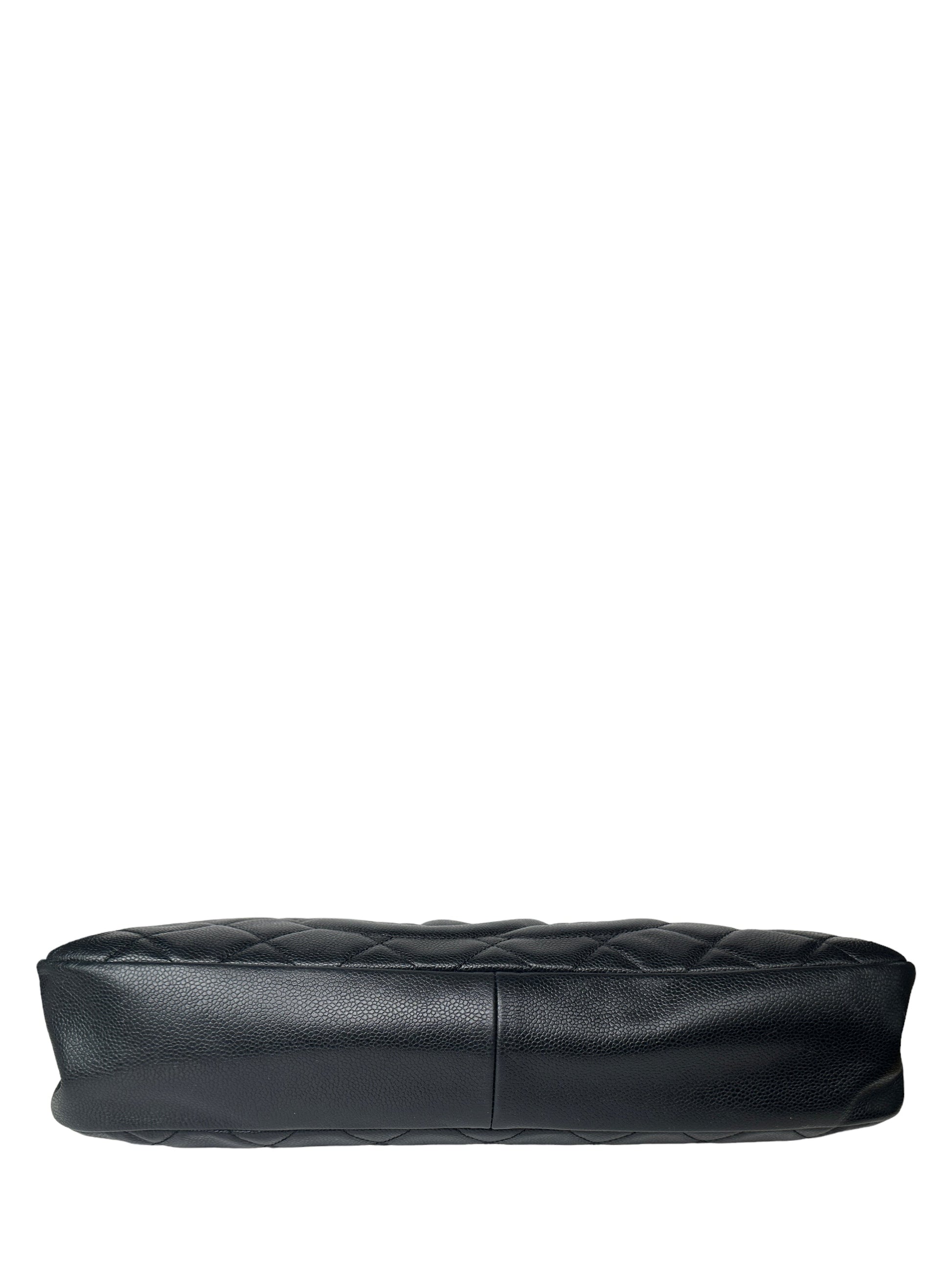 Chanel Black Caviar Leather Timeless Soft Tote Bag - Rovelle Bags