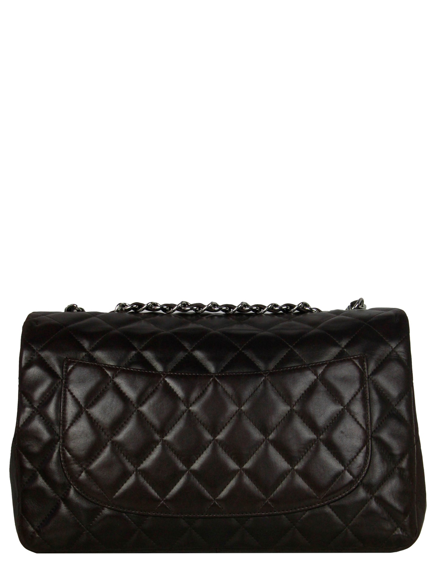 Chanel Brown Lambskin Quilted Single Flap Flap Bag - Rovelle Bags