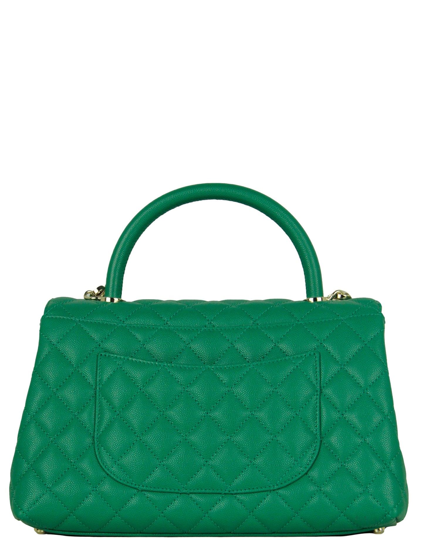 Chanel 2022 Green Caviar Quilted Small Flap Bag - Rovelle Bags