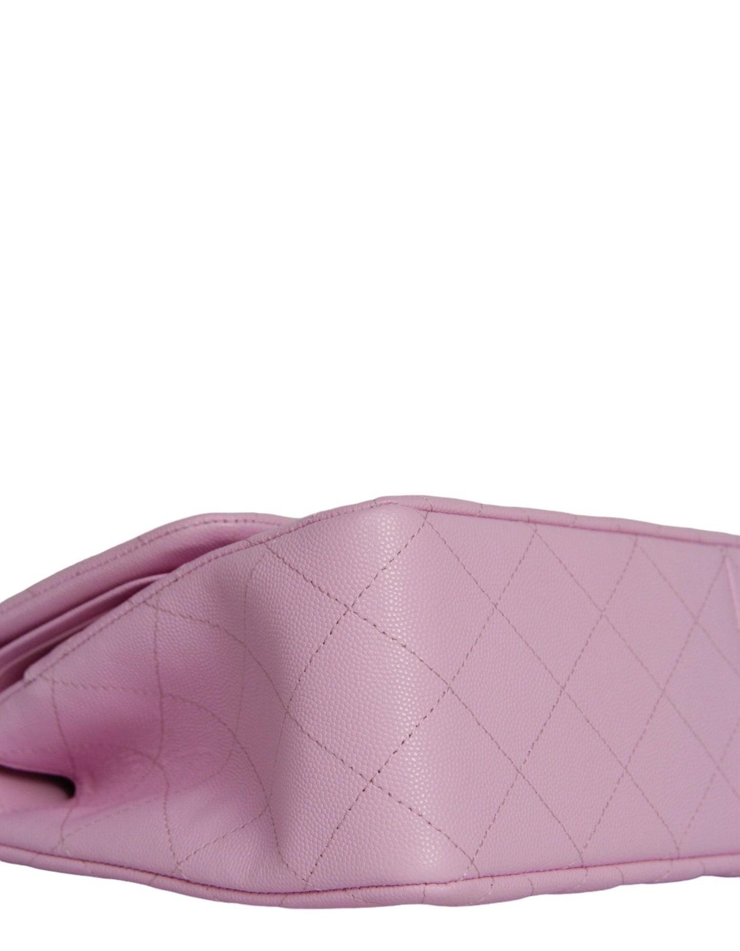 Chanel Lilac Caviar Leather Quilted Classic Flap Bag - Rovelle Bags