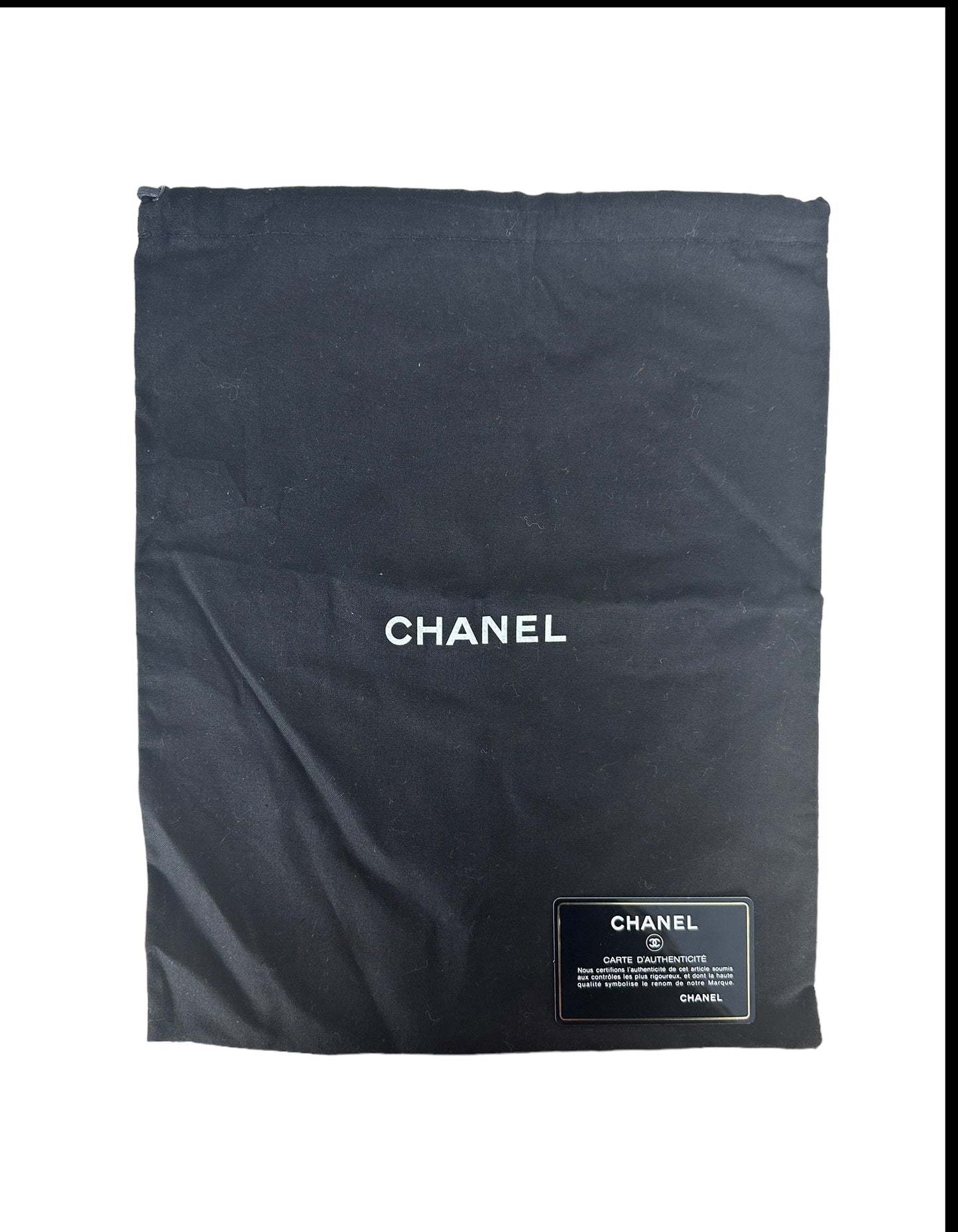 Chanel Navy/Gold Glitter Large Deauville Pouch Handbag - Rovelle Bags