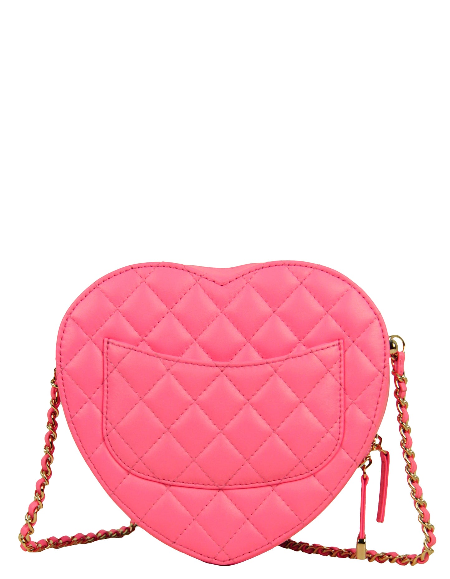 Chanel Pink Lambskin Quilted CC In Crossbody Bag - Rovelle Bags
