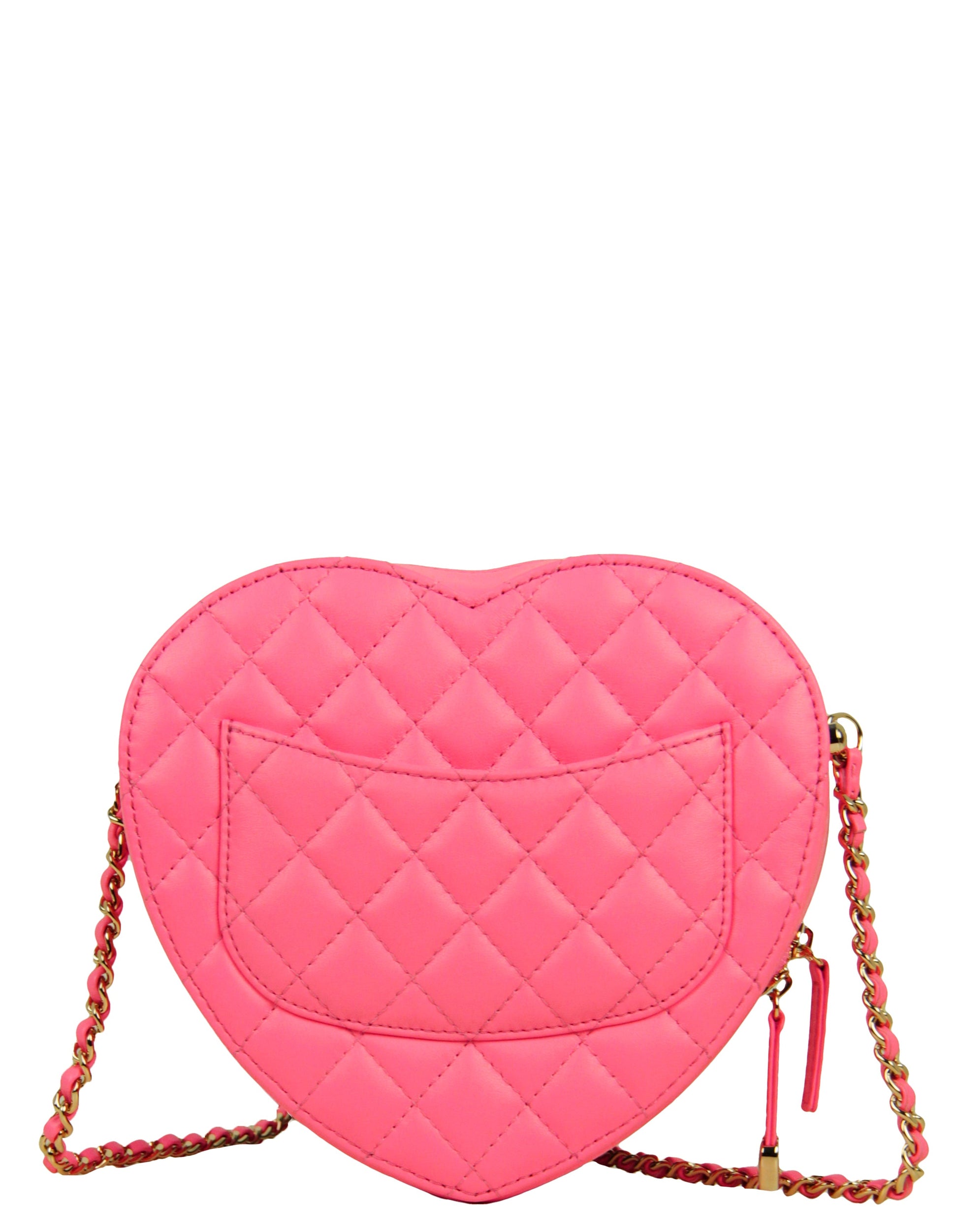 Chanel Pink Lambskin Quilted CC In Crossbody Bag - Rovelle Bags