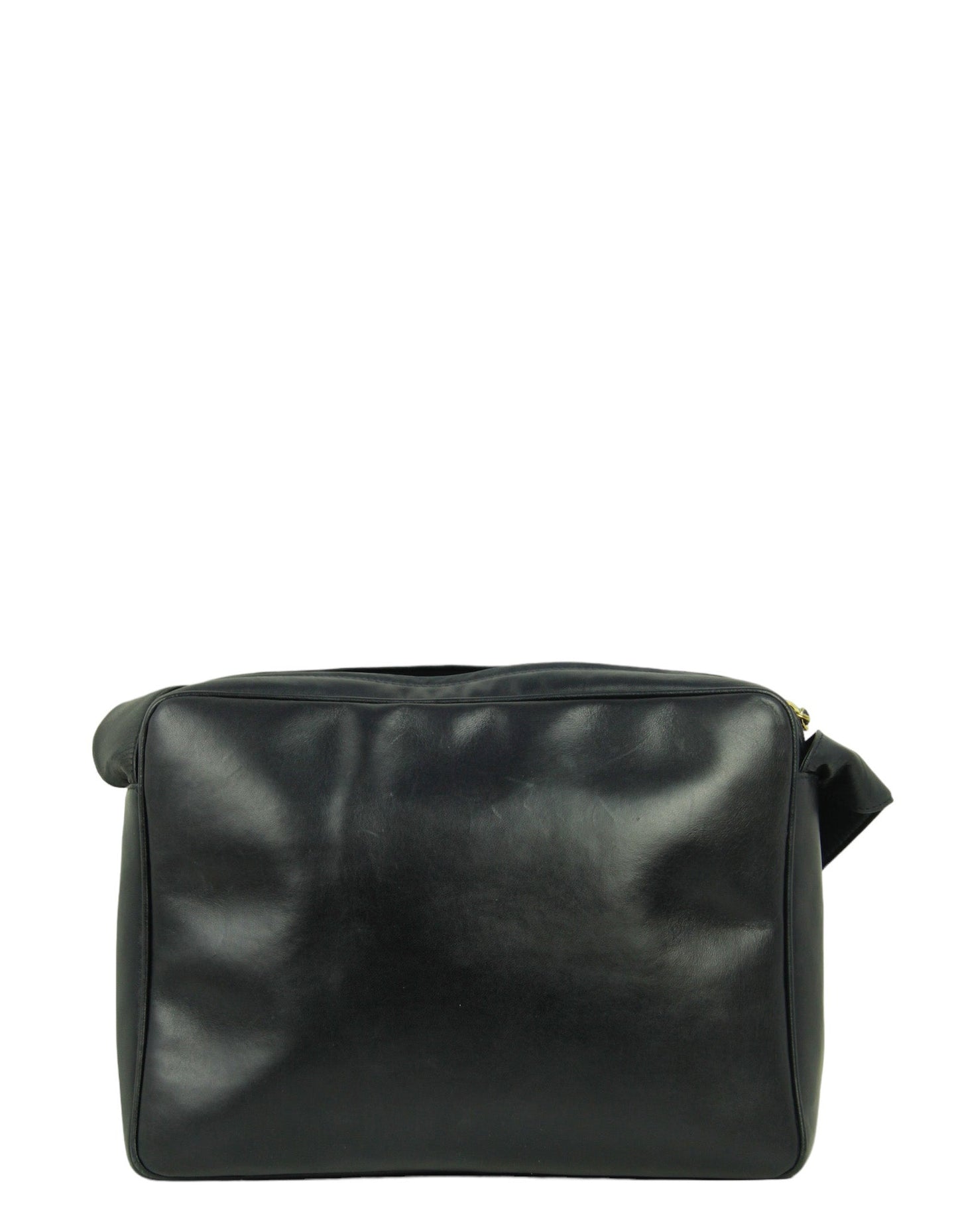Chanel Navy Leather CC Embossed Handbag - Rovelle Bags