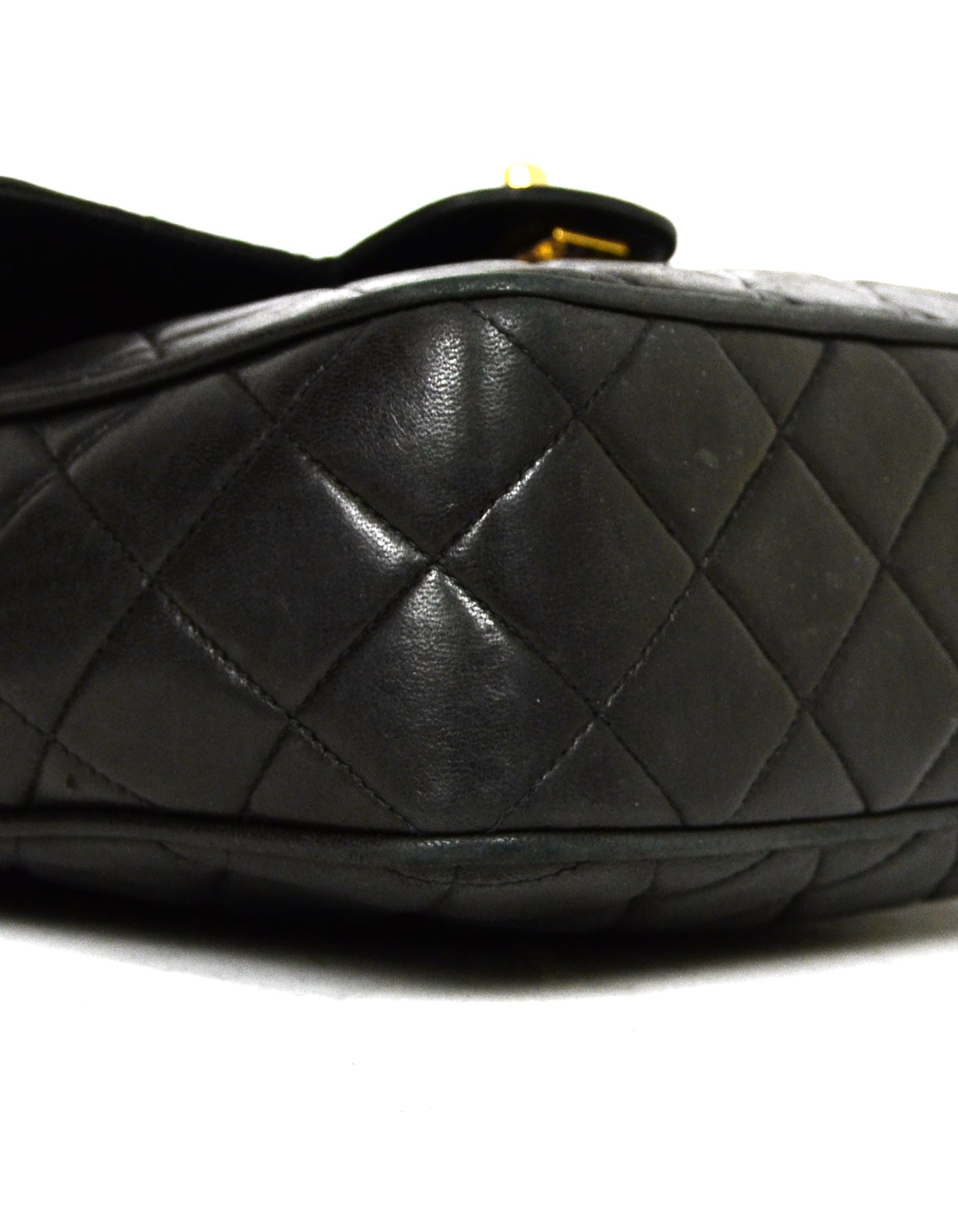 Chanel Black Lambskin Quilted CC Camera Crossbody Bag - Rovelle Bags