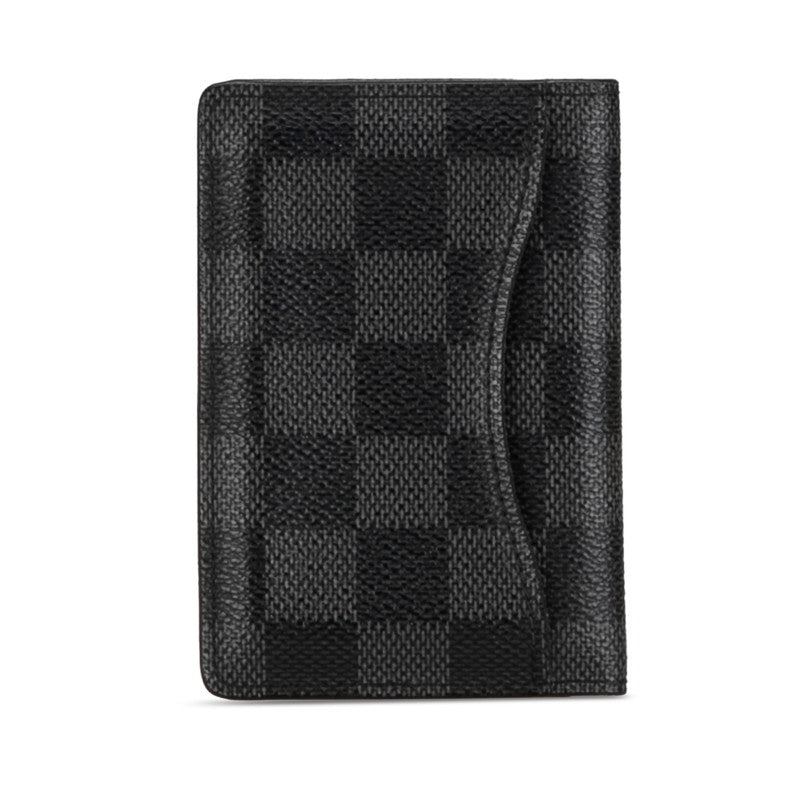 Louis Vuitton Damier Graphite Organizer Du Push Passcase N63075 Black Grey PVC Louis Vuitton
