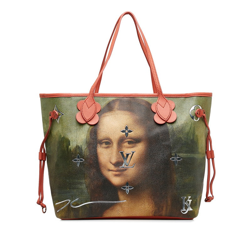 Louis Vuitton Masters Collection Da Vinci Newarf MM Tortoise Bag M43373 Poppy Petal Pink Multicolor PVC Leather Louis Vuitton