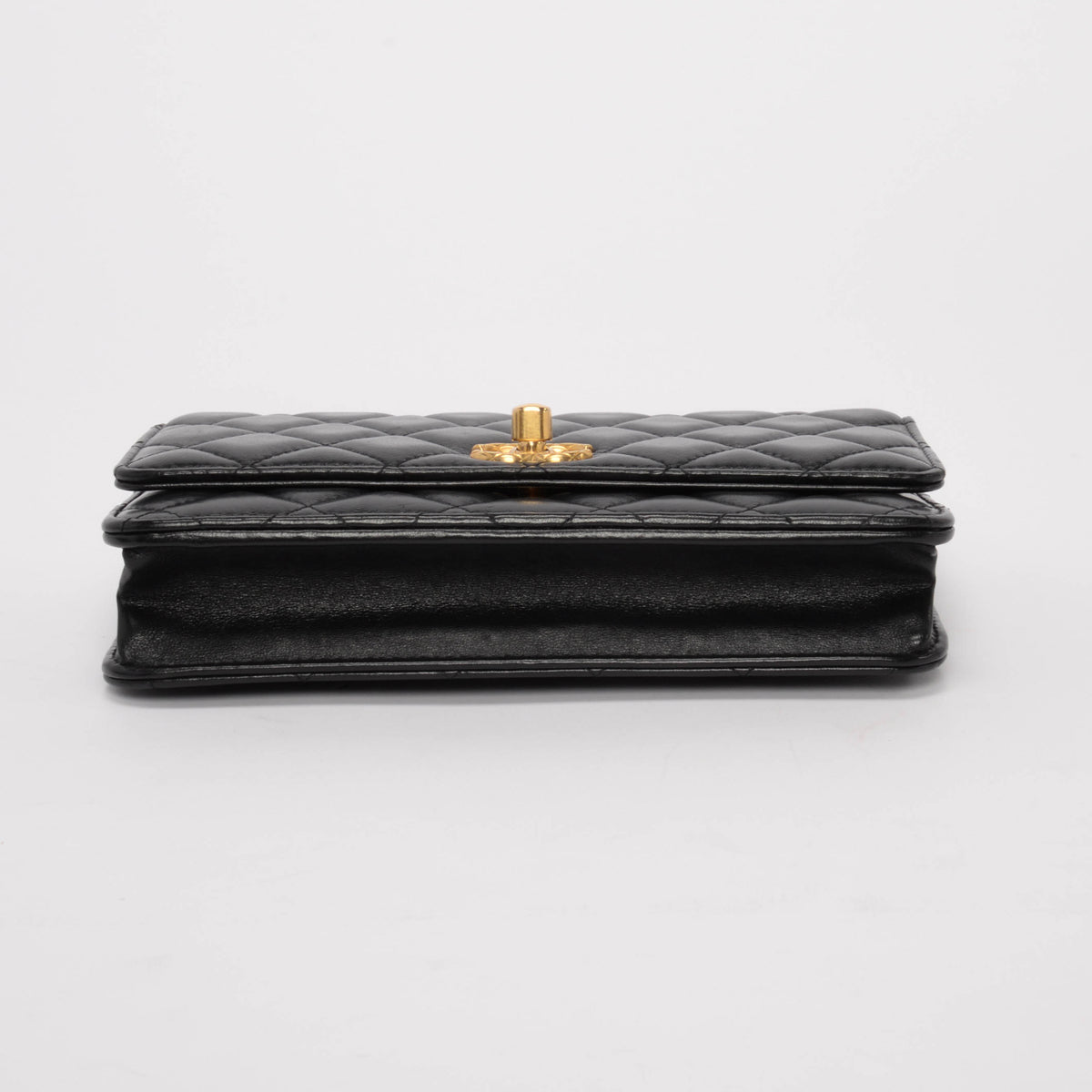 Chanel Black Quilted Lambskin Pillow Crush Crossbody Bag - Rovelle Bags