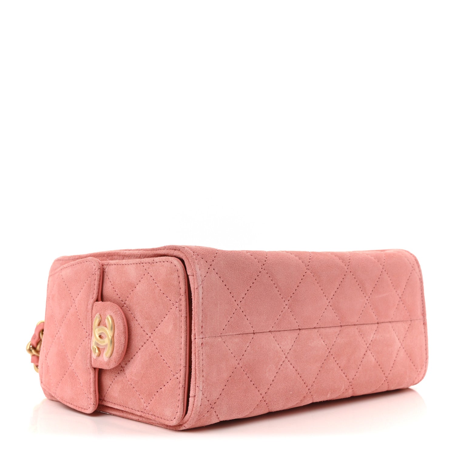 Chanel Suede Quilted Mini Chanel 25 Handbag - Rovelle Bags