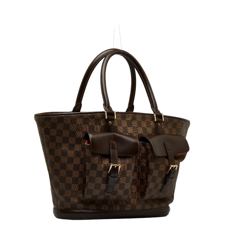Louis Vuitton Manosque GM Tortured Bag N51120 Eve Brown PVC Leather Louis Vuitton