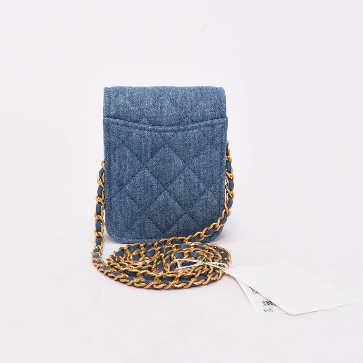 Chanel Blue Quilted Flap Clutch With Flap Bag - Rovelle Bags