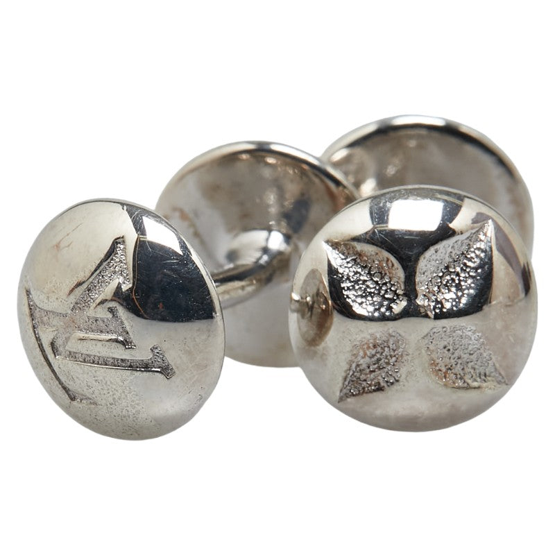 Louis Vuitton Monogram Button Du Manschett M30976 SV925 Silver Louis Vuitton