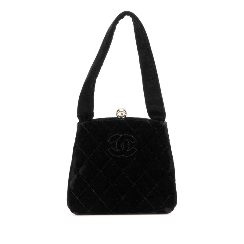 Chanel Coco Matelassé Velour Handbag