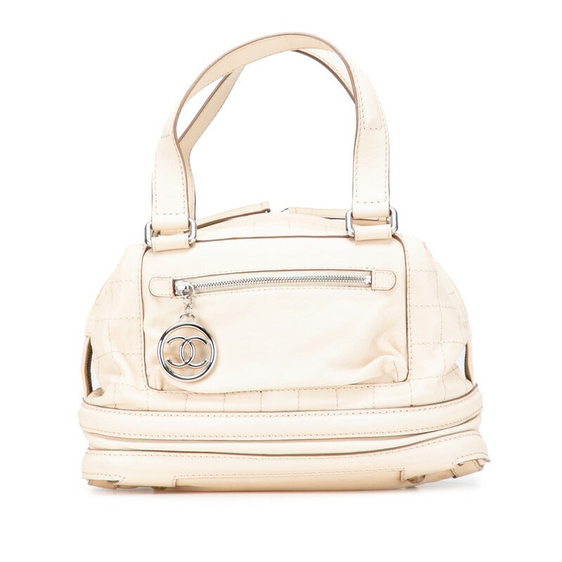 Chanel Choco Bar Leather Handbag