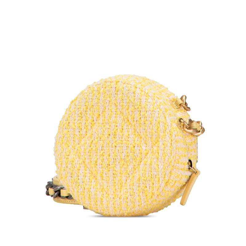 Chanel Coco Mark Tweed Shoulder Bag - Rovelle Bags