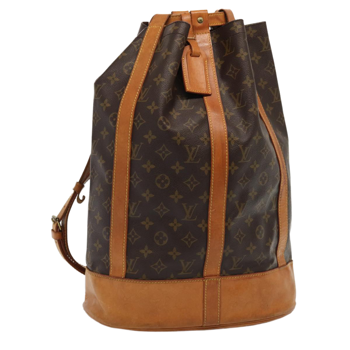 LOUIS VUITTON Monogram Randonnee GM Shoulder Bag M42244 LV Auth 80398