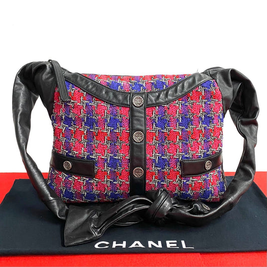 Chanel Girl Tweed Lambskin Shoulder Bag - Rovelle Bags