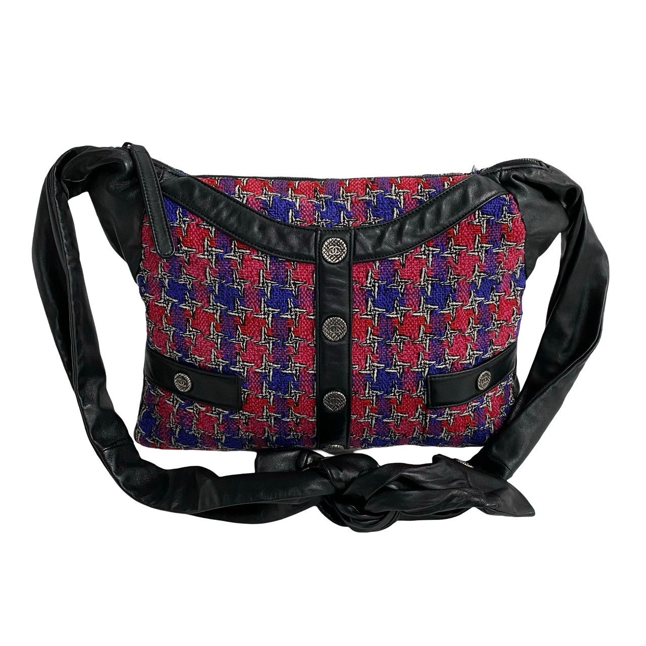Chanel Girl Tweed Lambskin Shoulder Bag - Rovelle Bags
