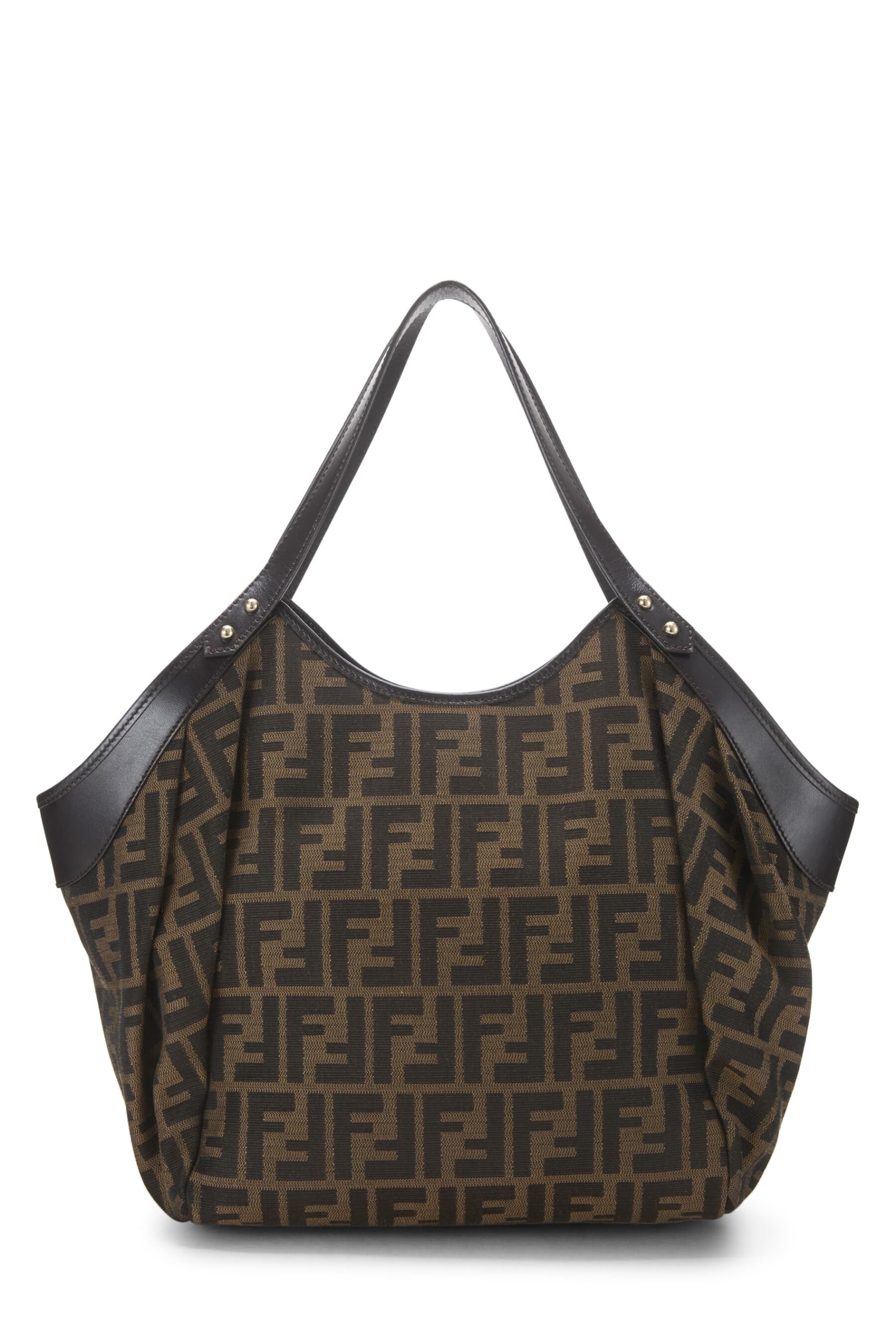 Fendi, Brown Zucca Canvas Chef Tote Large, Brown