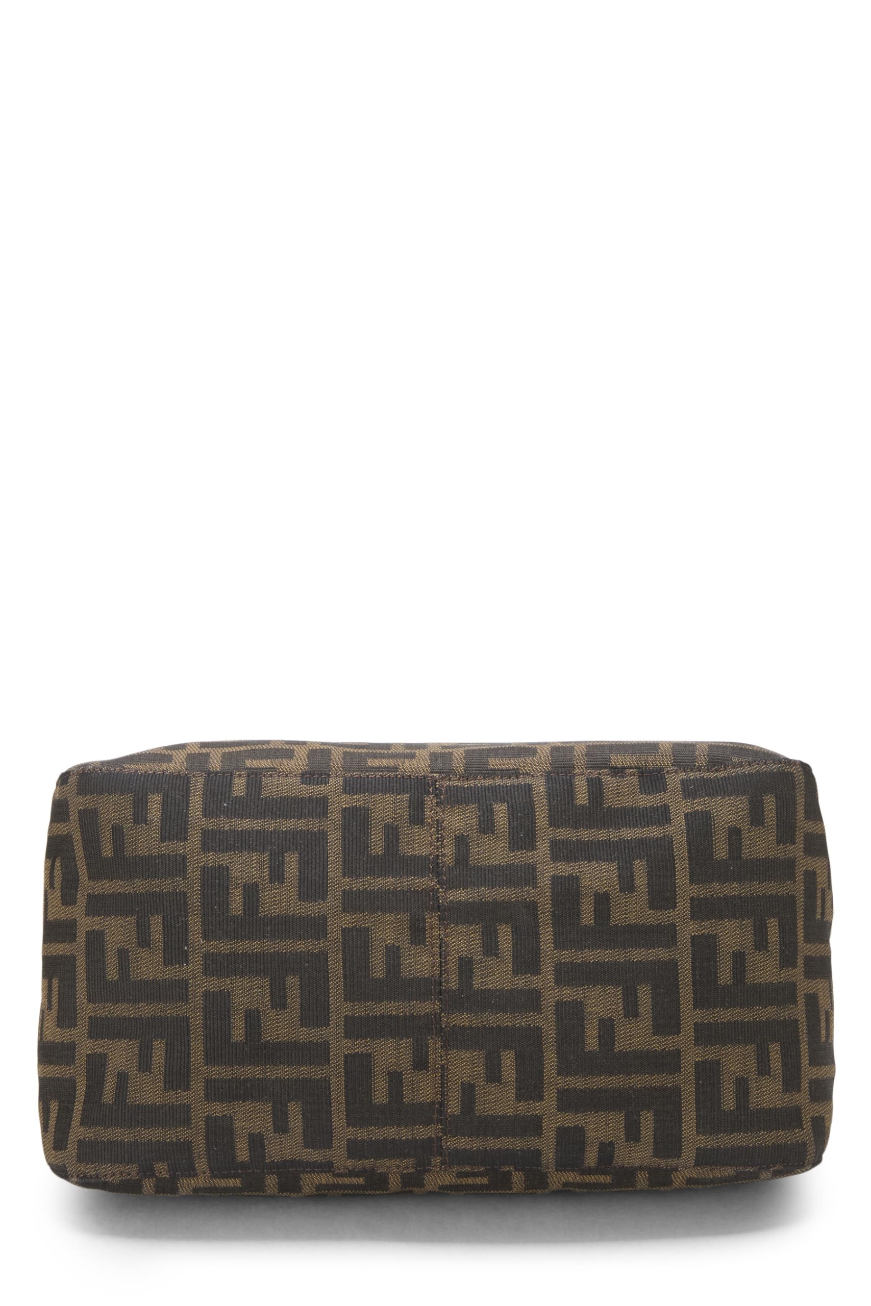 Fendi, Brown Zucca Canvas Shoulder Bag, Brown