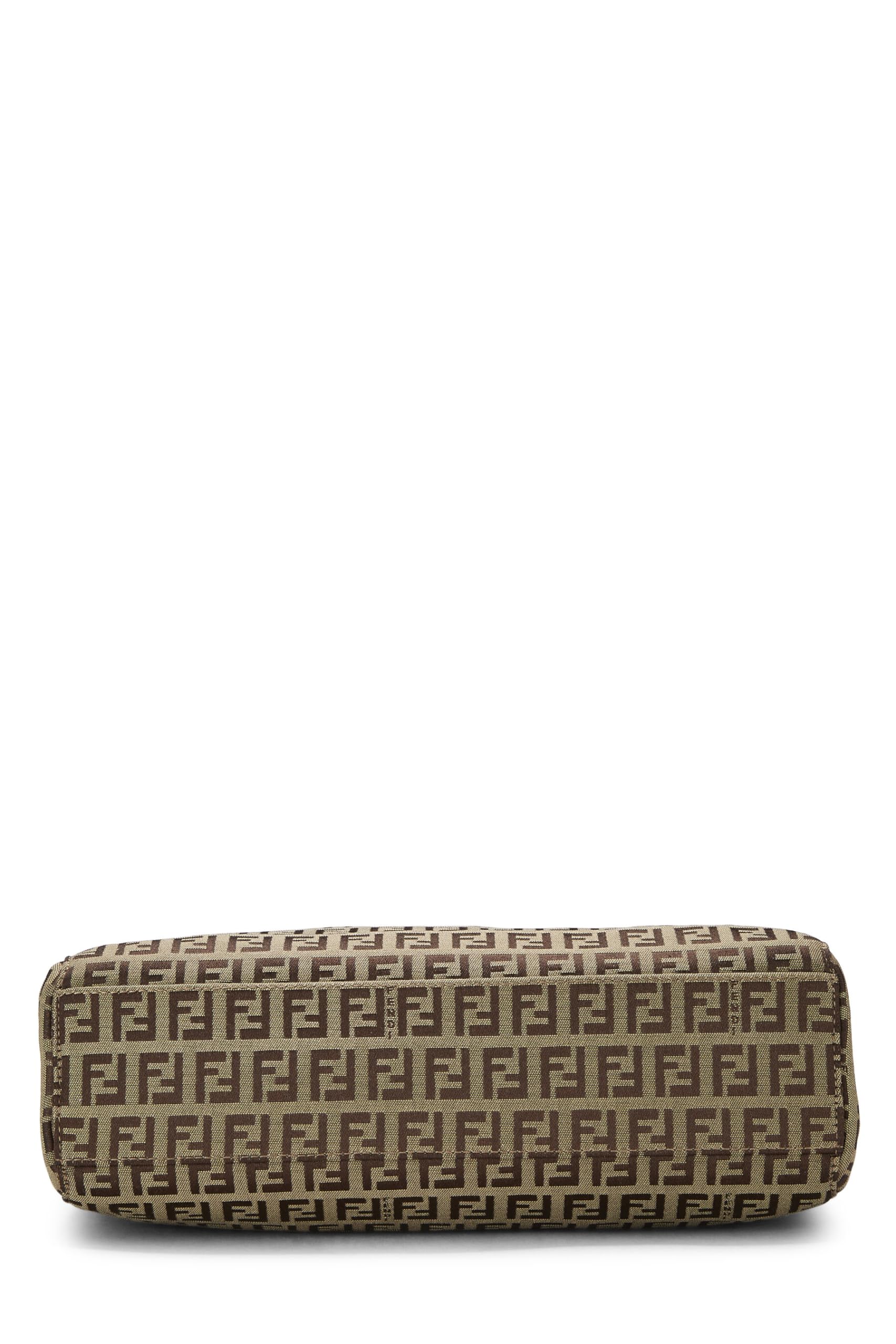 Fendi, Brown Zucchino Canvas Tote Small, Brown