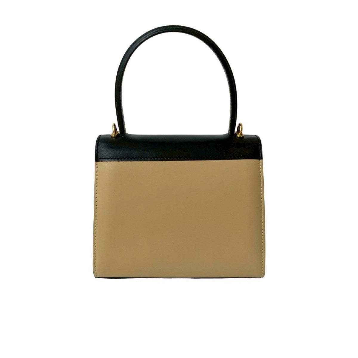 CELINE Shoulder Bag Calfskin, Leather black Circle Logo Metal Women