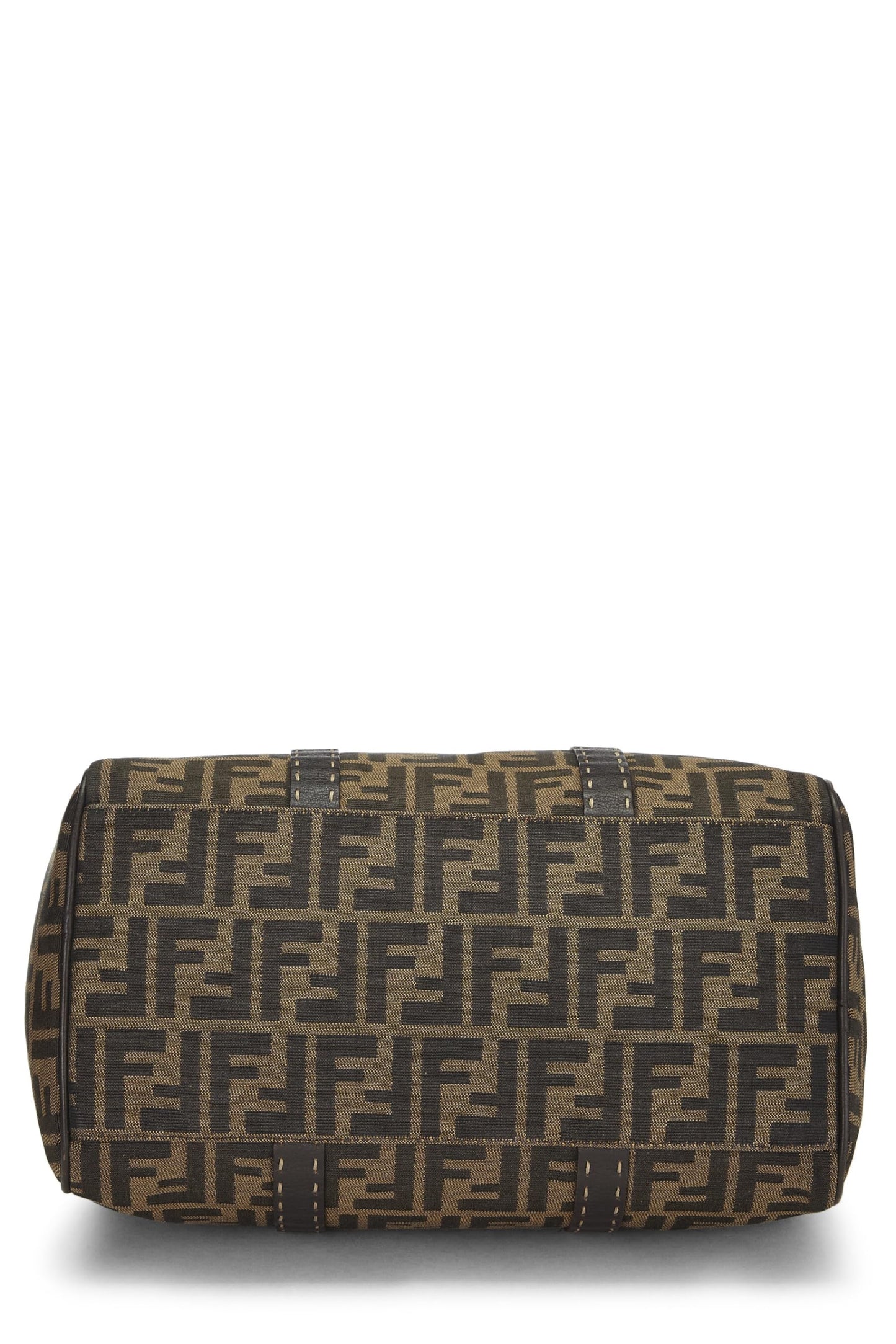 Fendi, Zucca Canvas Selleria Handbag Medium, Brown