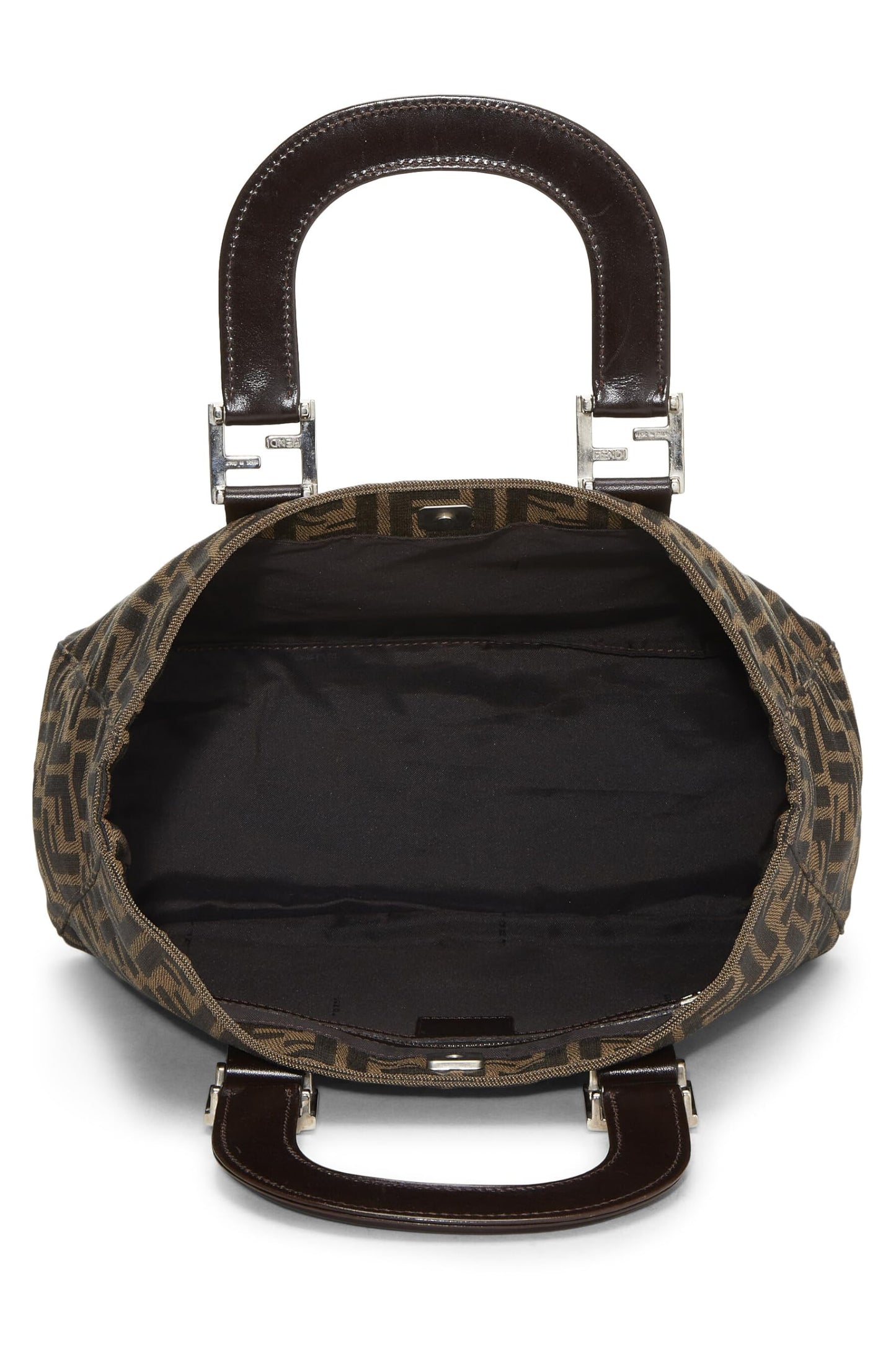 Fendi, Brown Zucca Canvas Handbag, Brown