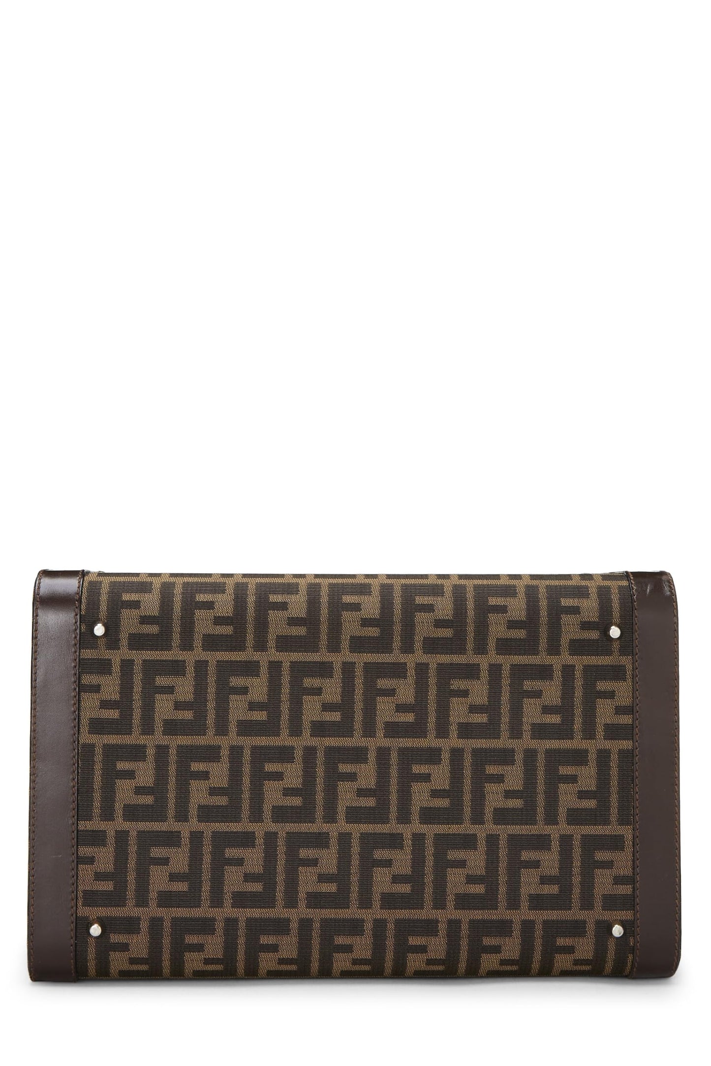 Fendi, Brown Zucca Canvas Box Vanity, Brown