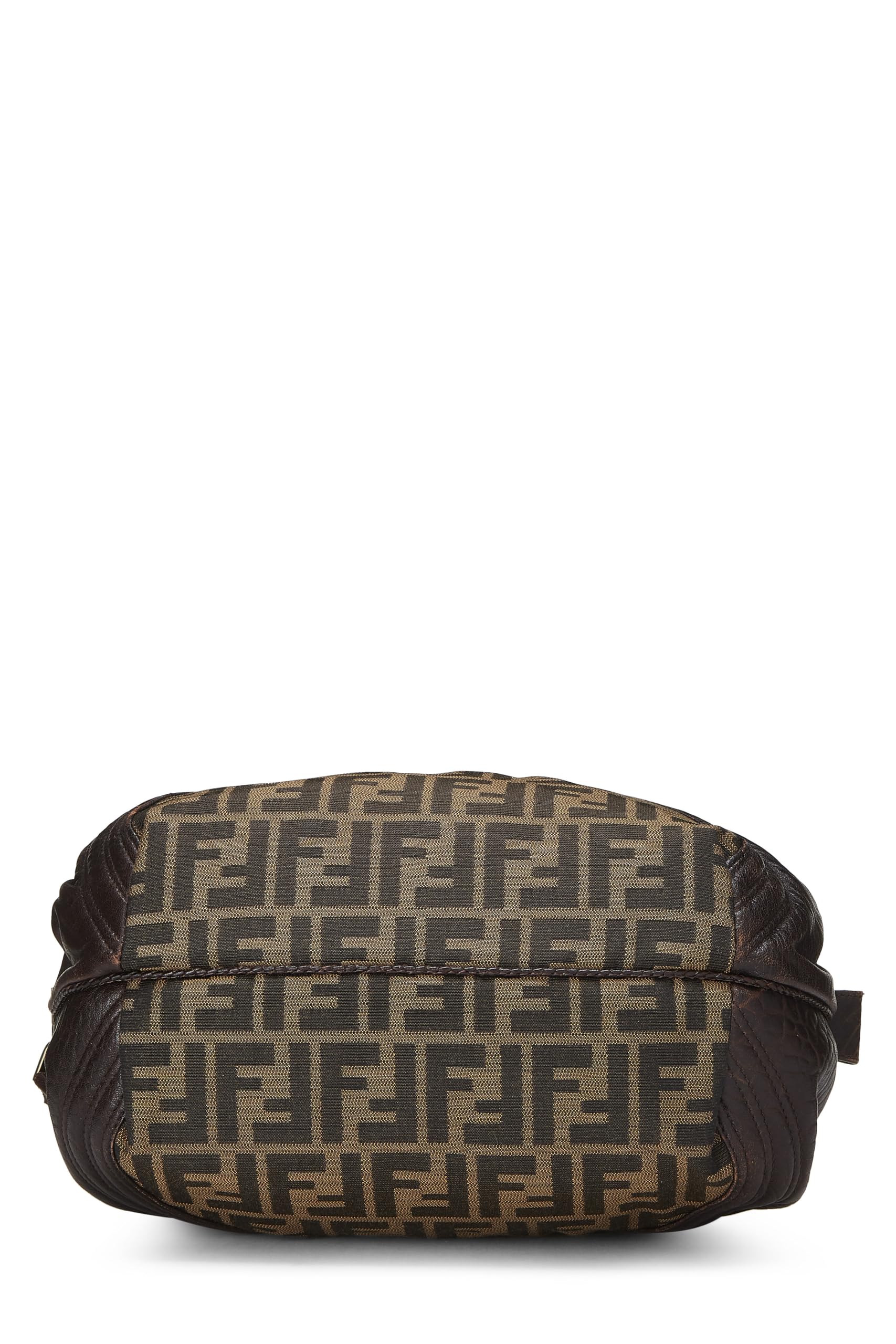 Fendi, Brown Zucca Canvas & Leather Baby Spy, Brown