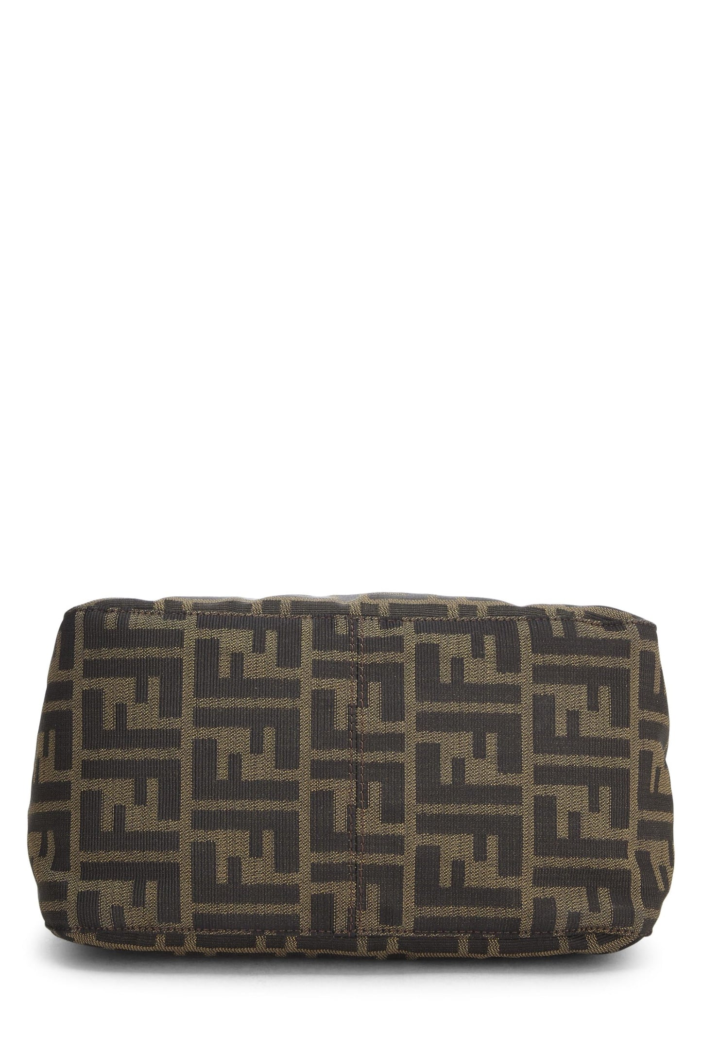 Fendi, Brown Zucca Canvas Shoulder Bag, Brown
