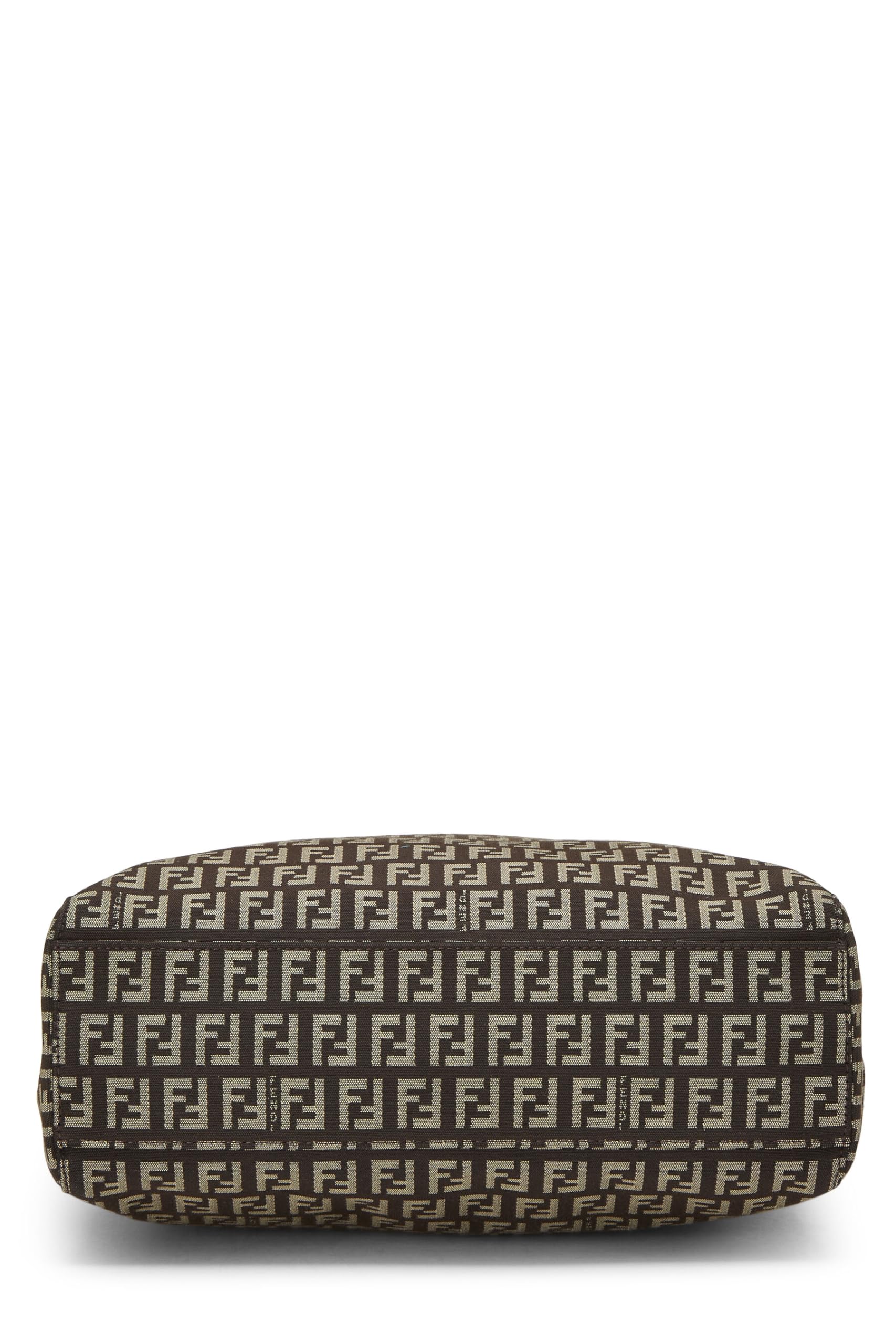 Fendi, Brown Zucca Canvas Selleria Vertical Tote Small, Brown