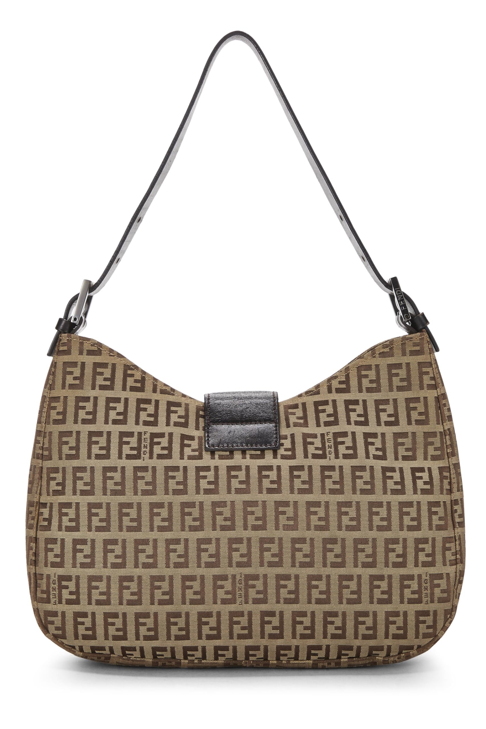 Fendi, Brown Zucchino Shoulder Bag, Brown